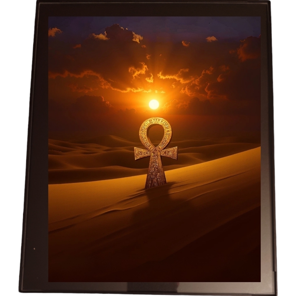 African Egyptian Ankh In A Frame 8x10 Picture AI Print